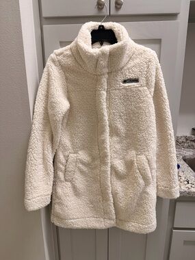 NWOT! Columbia Cream Sherpa Fleece Coat